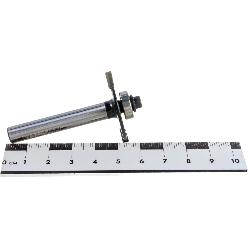 Фреза концевая Росомаха, d8 мм, D33 мм, H3 мм, кромочная с нижним подшипником, 802303