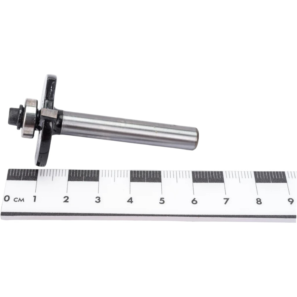 Фреза концевая Росомаха, d8 мм, D33 мм, H5 мм, кромочная с нижним подшипником, 802305