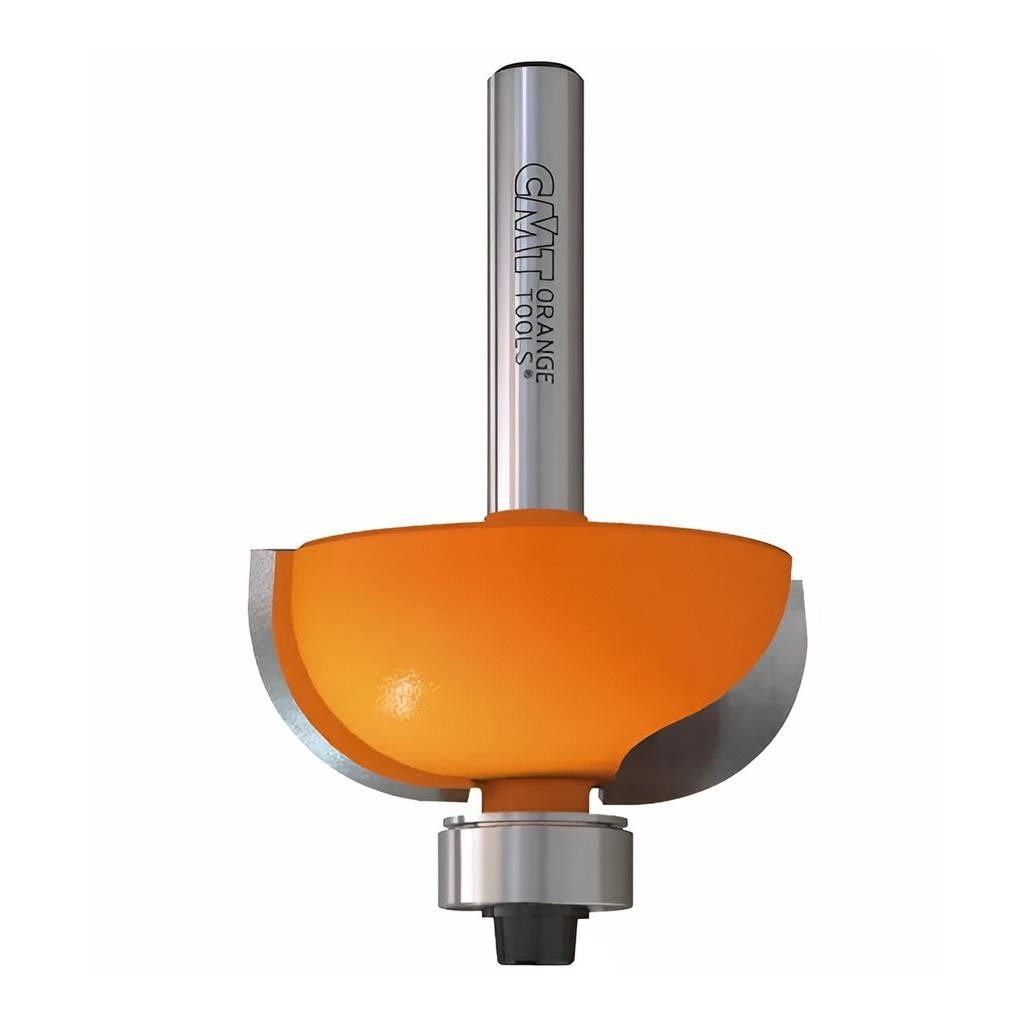 Фреза концевая CMT галтельная R4.75 мм, S8 мм, D22.2х12.7 мм, кромочная с нижним подшипником 937.190.11