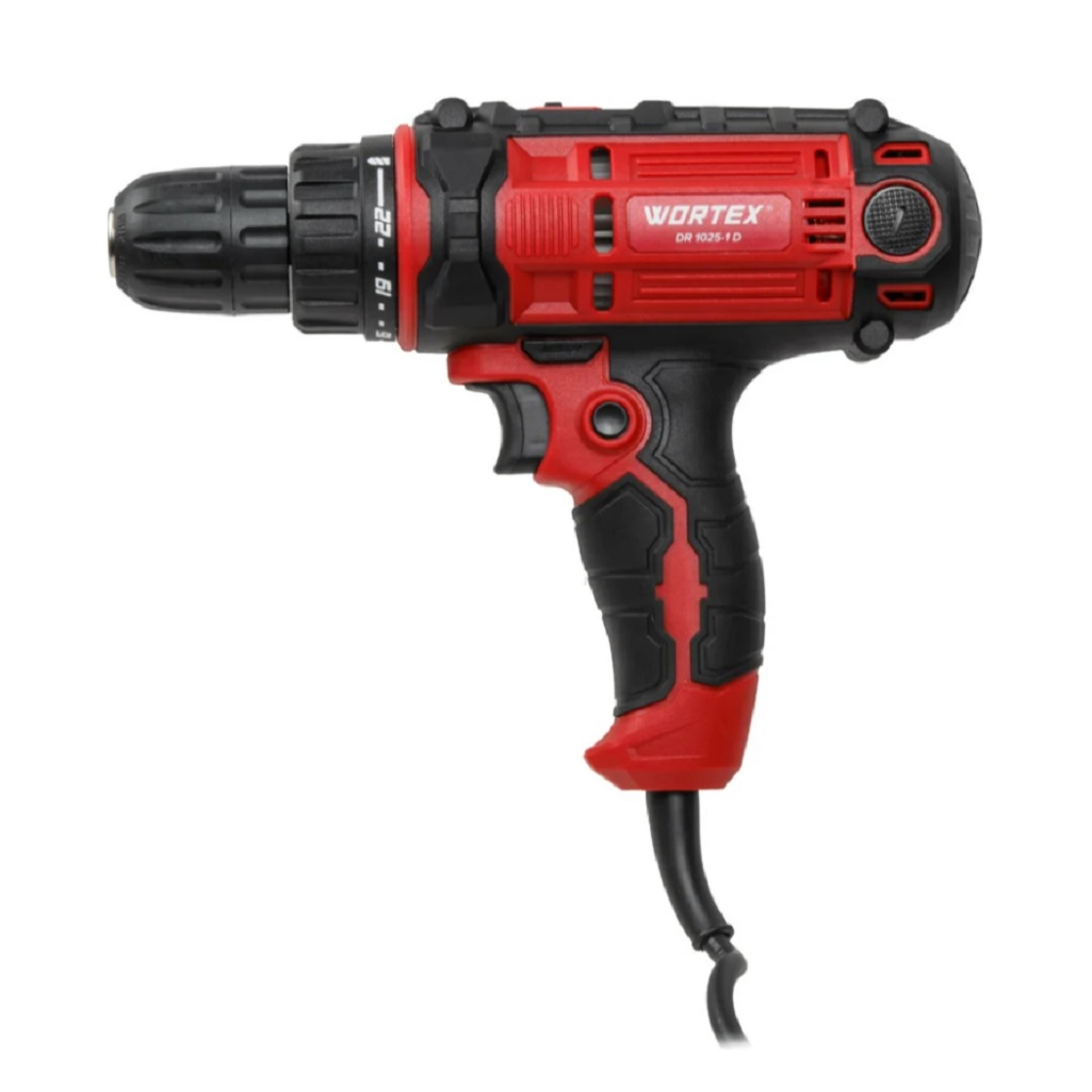 Дрель-шуруповерт Wortex DR 1025-1 D, 2 скорости, 50 Нм, 300 Вт