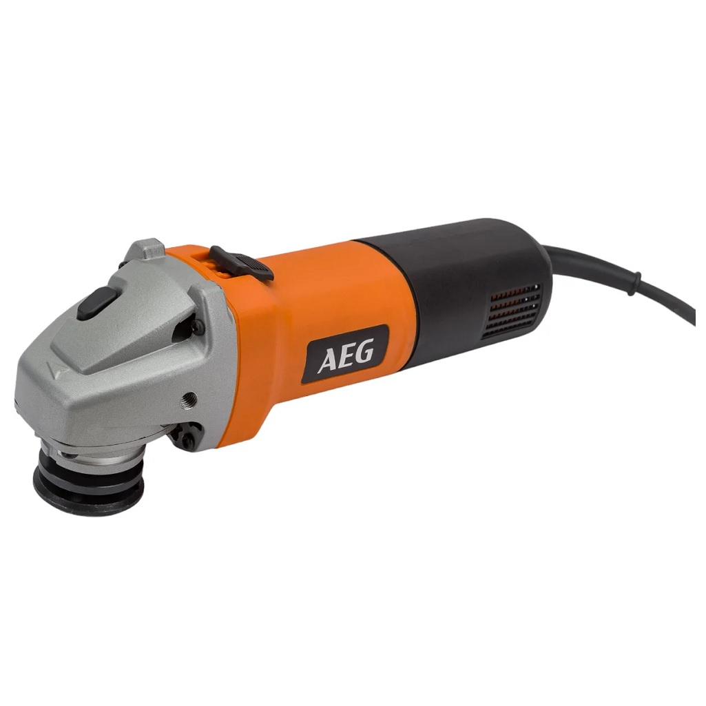 Шлифмашина угловая AEG WS6-125, 720 Вт, диск 125 мм, кнопка фиксации пуска
