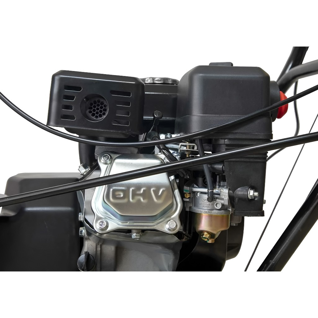 Снегоуборщик бензиновый Huter SGC 4100LX, двухступенчатый, металлический шнек, 5150 Вт