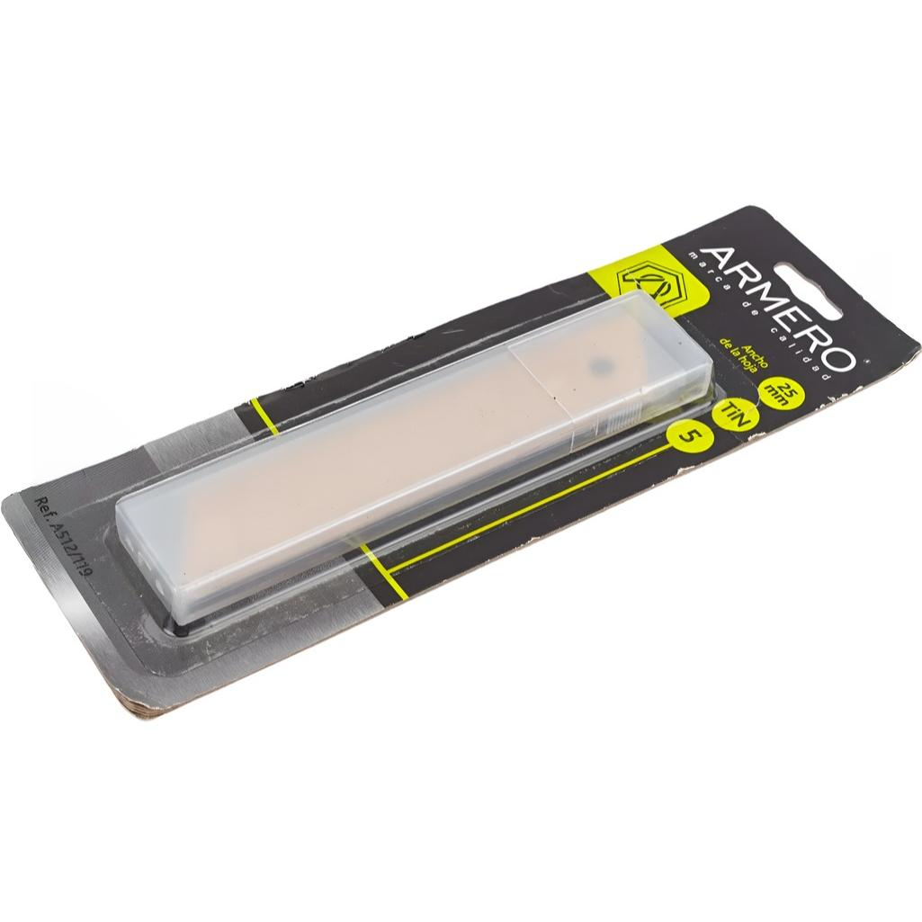 Лезвия ARMERO Titan 25 мм 5 штук A512/119