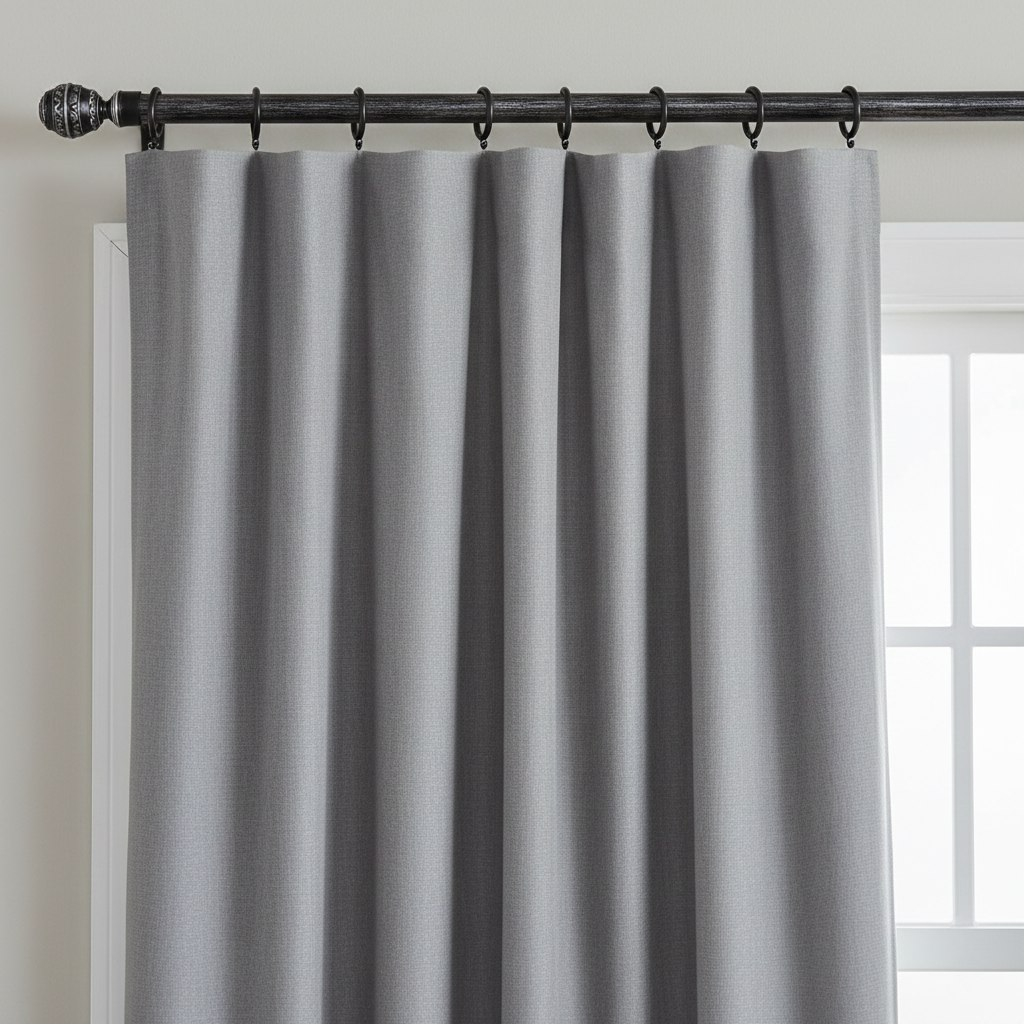 Карниз двухрядный круглый Венеция, Черненое серебро, 1.6 м, настенный, металл, крепеж, крючки