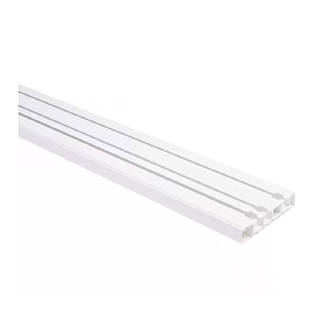 Карниз Legrand Багет Стандарт, шинный, трехрядный, белый, 3 м