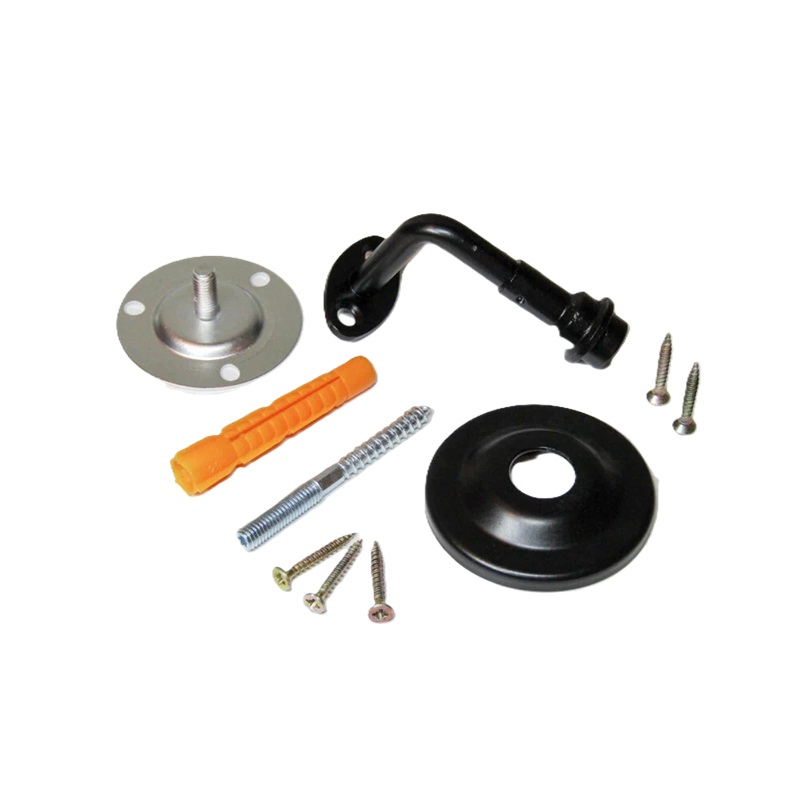 Опора для перил НОЭЗ ОП-75-3-SL чёрный матовый