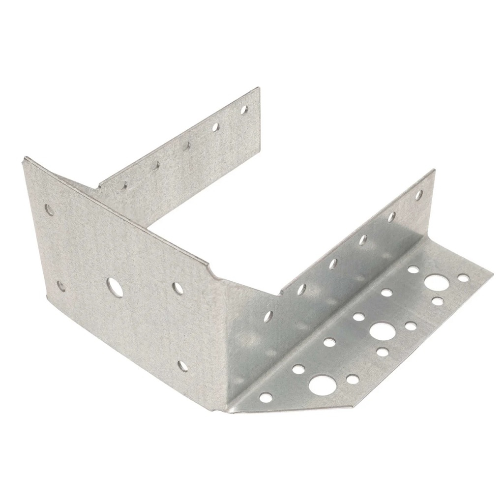 Опора бруса раскрытая А-ОВR_R-100/140, оцинкованная, 1.8х100х140 мм