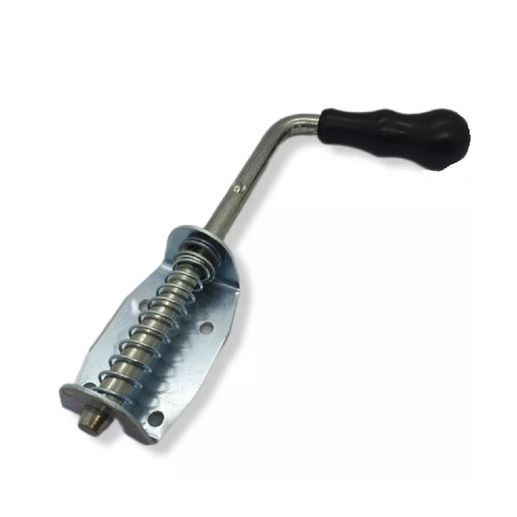 Засов гаражный, полуавтомат 004177, пружинный, длина 210 мм, цинк