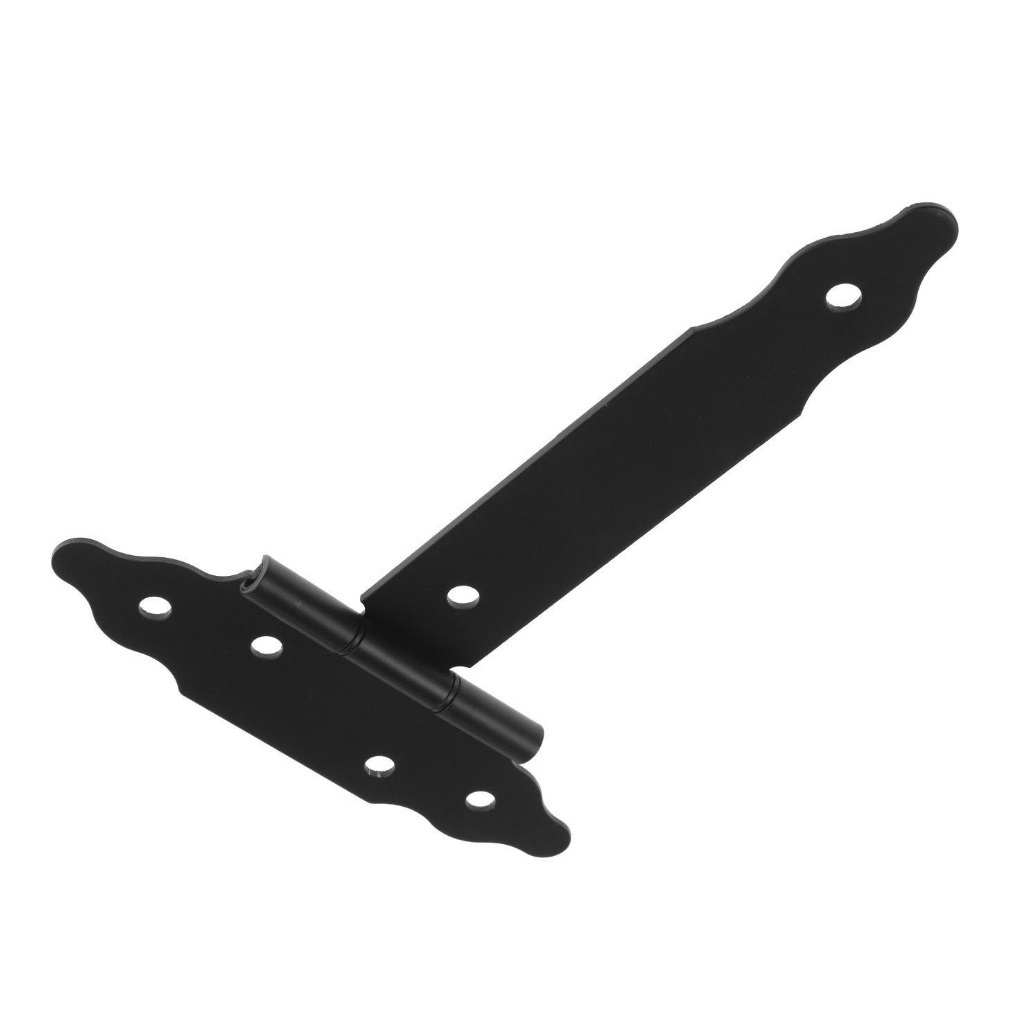 Петля-стрела фигурная Домарт 005854, ПС-250, не съемная, сталь, цвет черный, 3х230х250 мм 