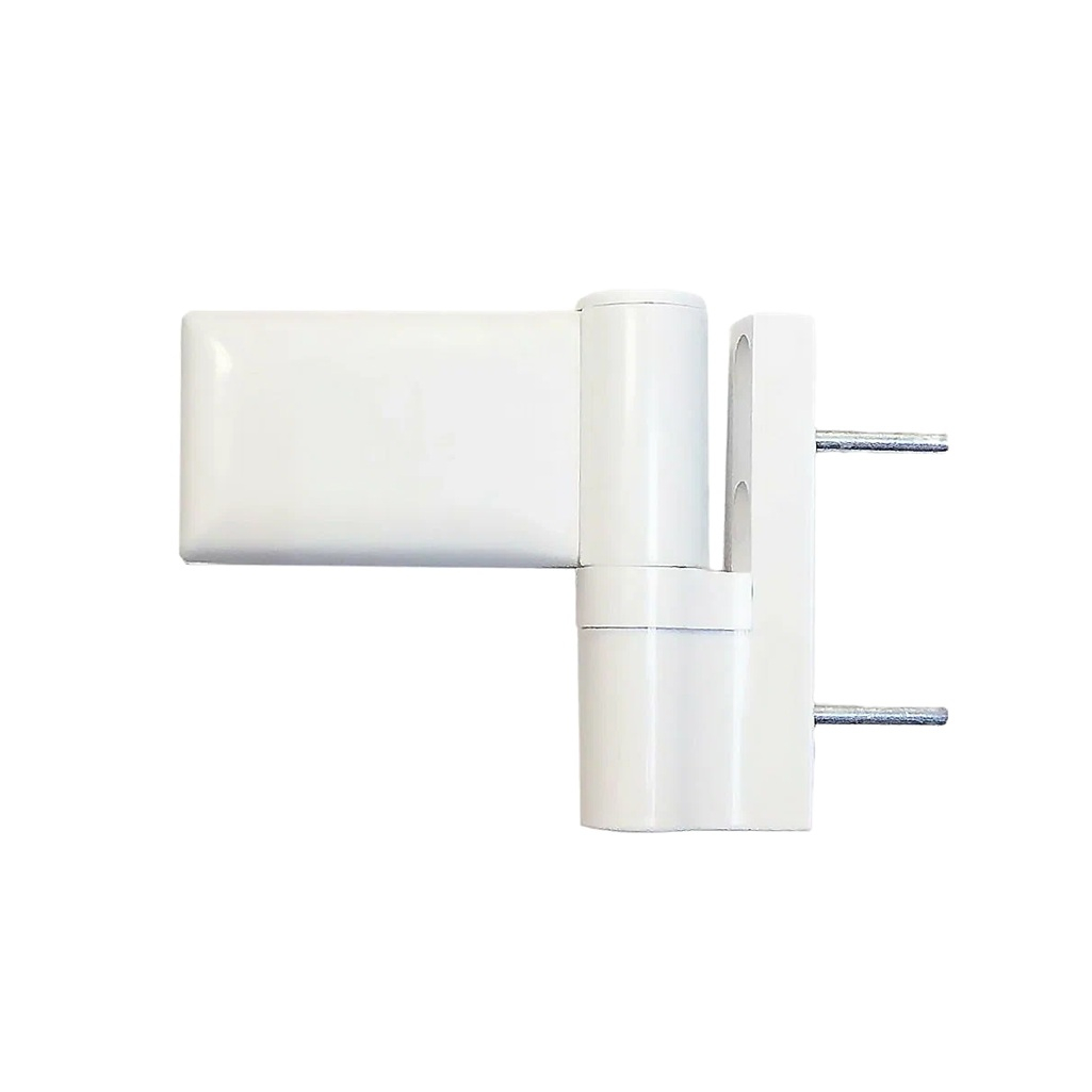 Петля для пластиковых дверей ПД-V до 150 кг, универсальная, металл, белая