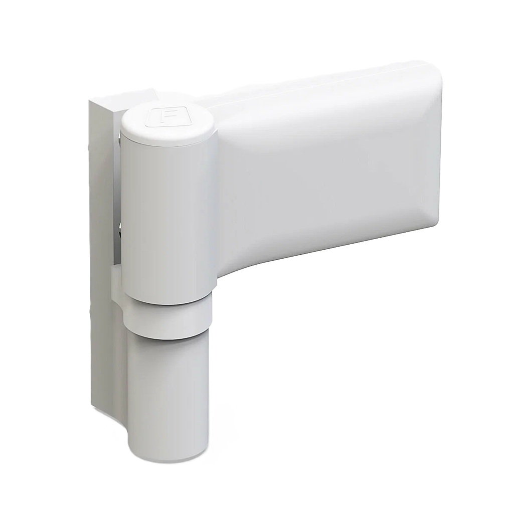 Петля для пластиковых дверей ПД-V до 150 кг, универсальная, металл, белая