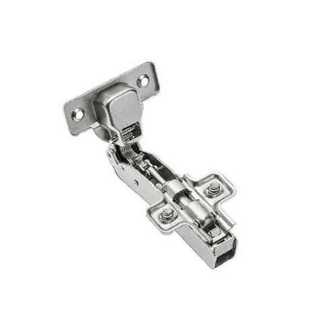 Петля мебельная Clip-on ZM-HCKT45-ZE-S, накладная, гидравлическая, угловая, 45 градусов, никель