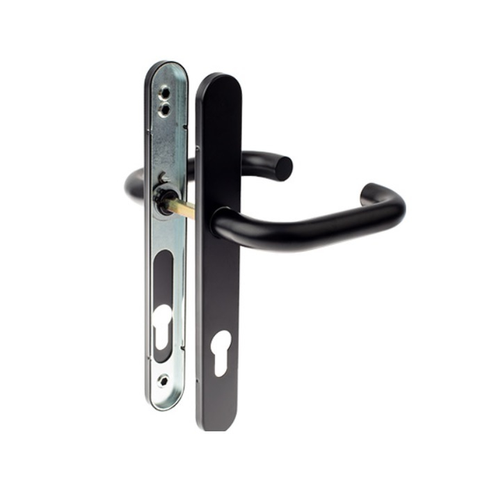 Ручки на планке Apecs НР-85.2703-INOX-BLM