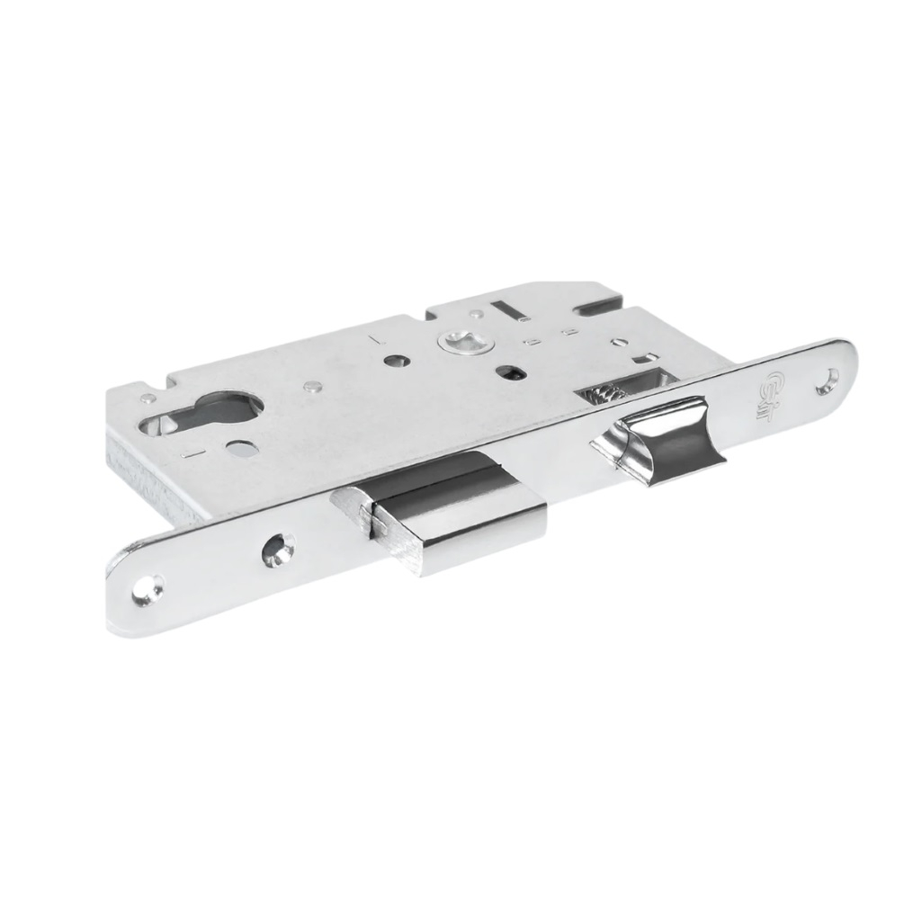 Замок врезной Crit ЗВ-72/55, м/о 72 мм, цилиндровый механизм, универсальная установка, сталь