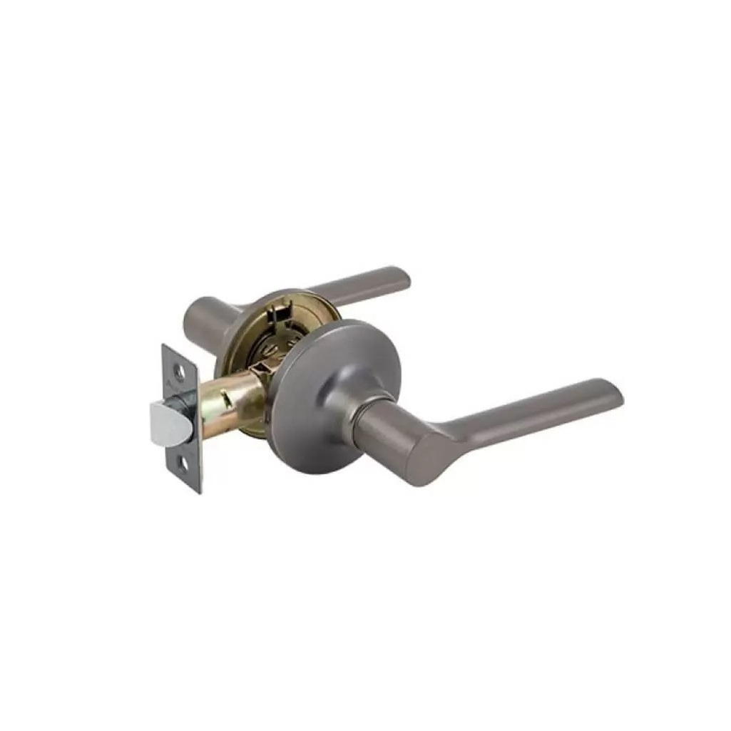 Защелка врезная Avers 8023-05-GRF, 31727, с ручками, для межкомнатных дверей, алюминий, сталь, графит