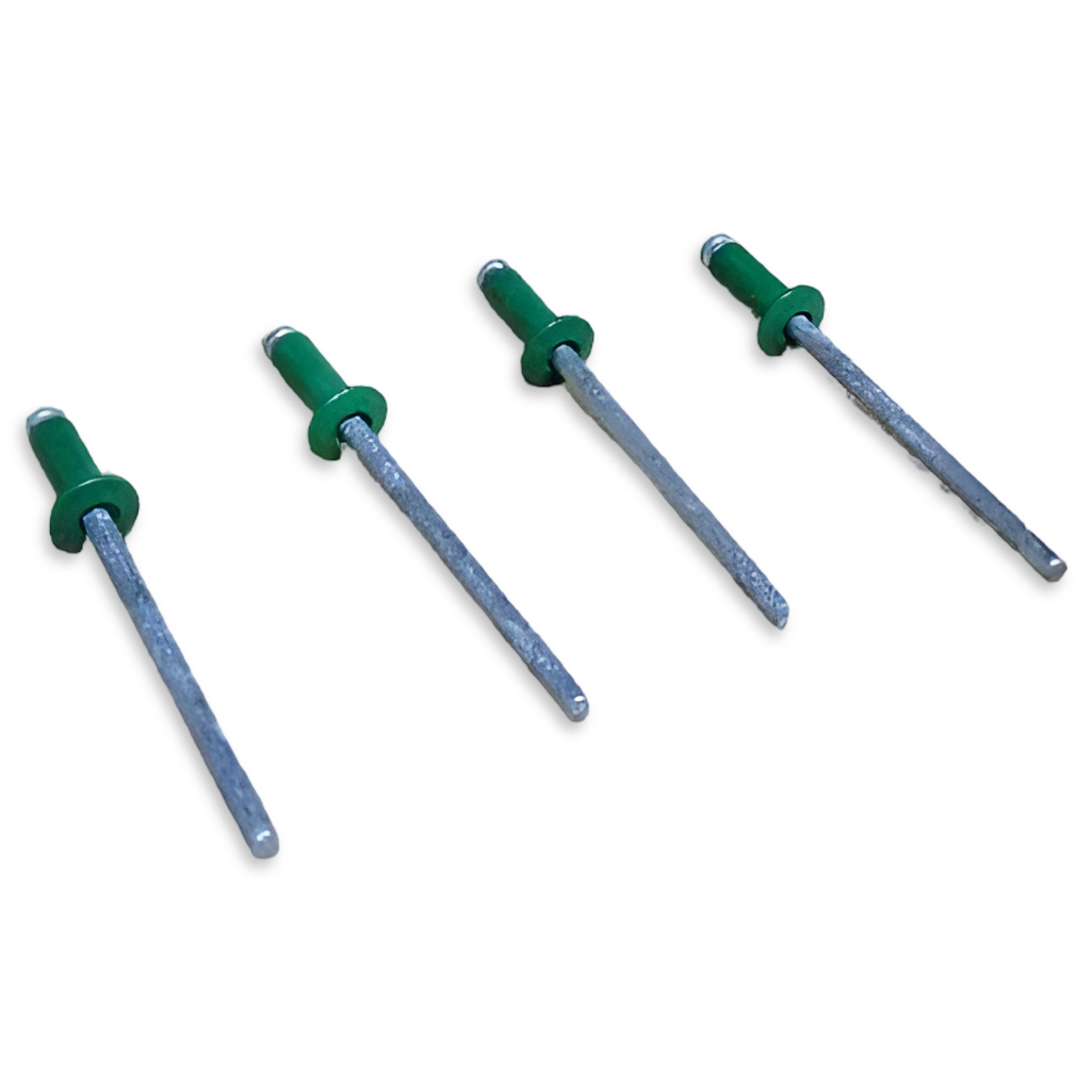 Заклепка темно-зеленая RAL 6005 3.2х8 мм, алюминий, сталь, 1 кг