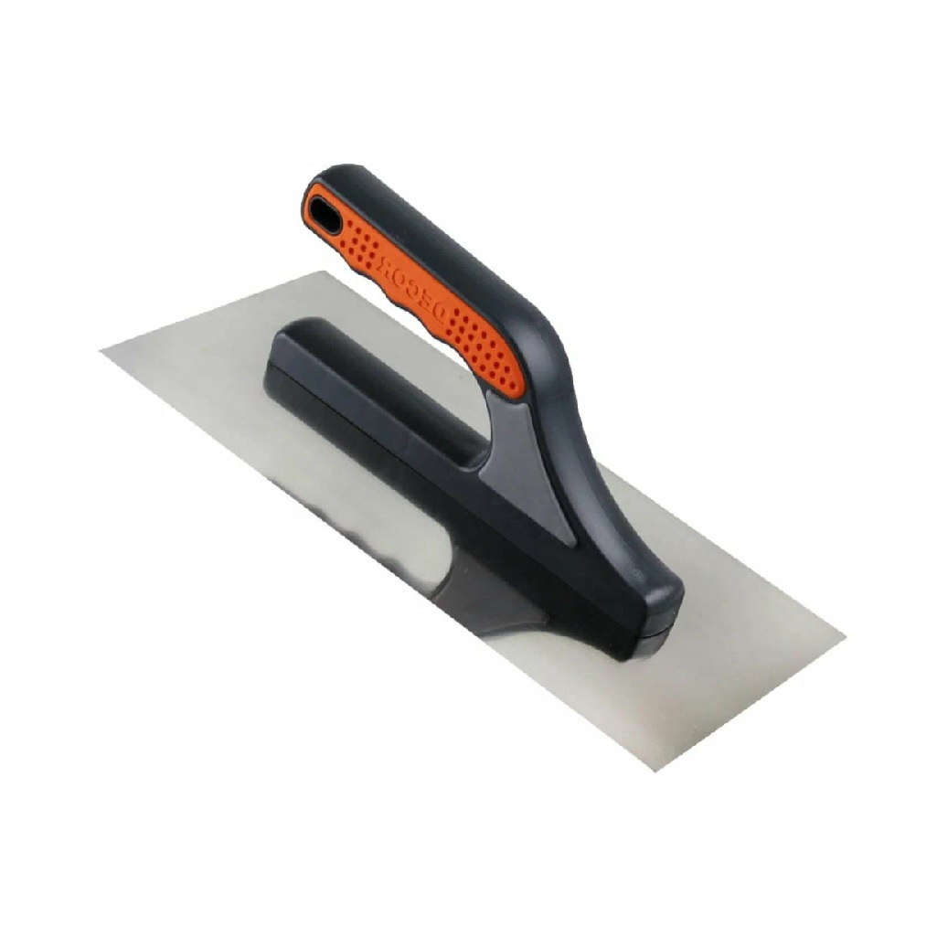 Гладилка Decor 680-001, 130х280 мм, нержавеющая сталь, прямая, для плитки, кафеля, керамогранита