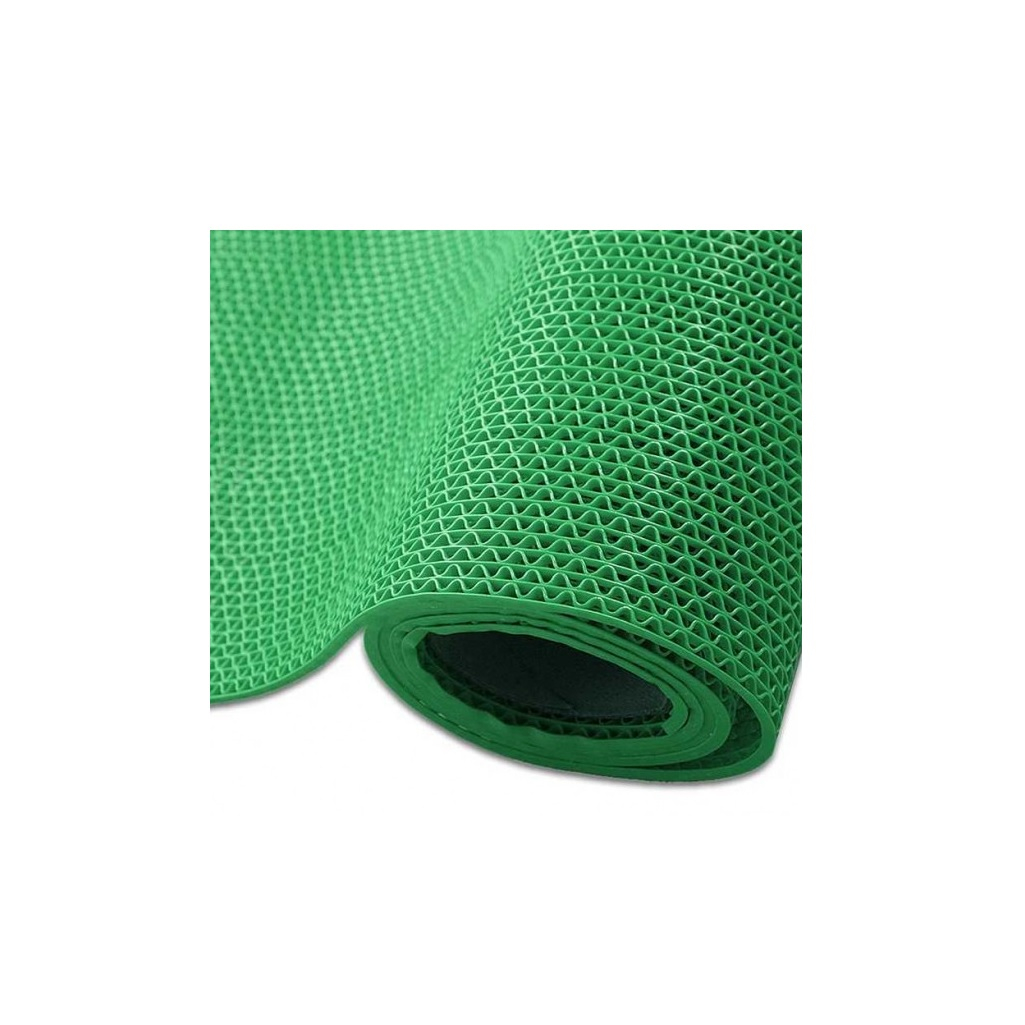 Противоскользящее покрытие Зиг-Заг, толщина 5 мм, ширина 1200 мм, цвет зеленый