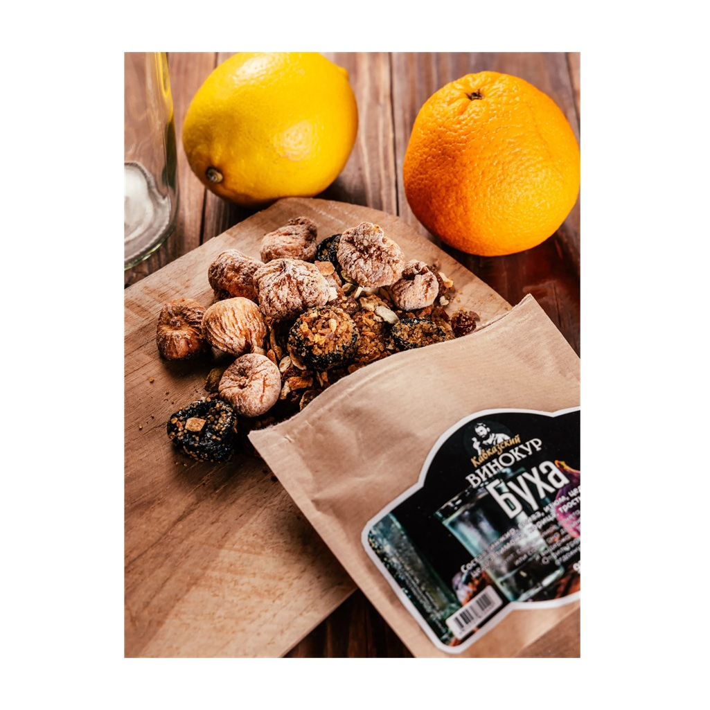 Набор трав и специй Кавказский Винокур Буха для приготовления напитков, натуральный состав, 97 гр