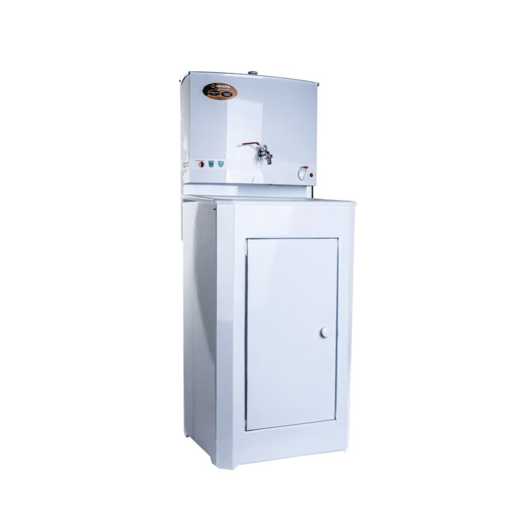 Умывальник дачный Вихрь Люкс 74/4/4, с подогревом, пластиковая мойка, цвет белый