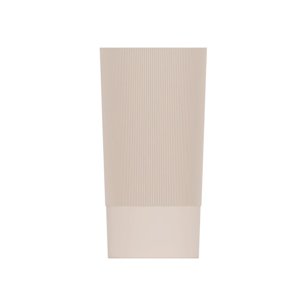 Ваза Альтернатива Версаль, для цветов под срезку, бежевая, диаметр 200 мм, высота 400 мм
