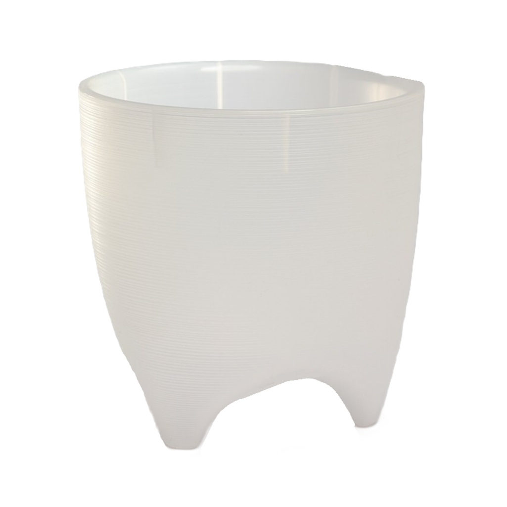 Горшок для цветов Ливингрин Де Коста с вкладкой, пластик, прозрачный, 16х16 см, 2.25 л