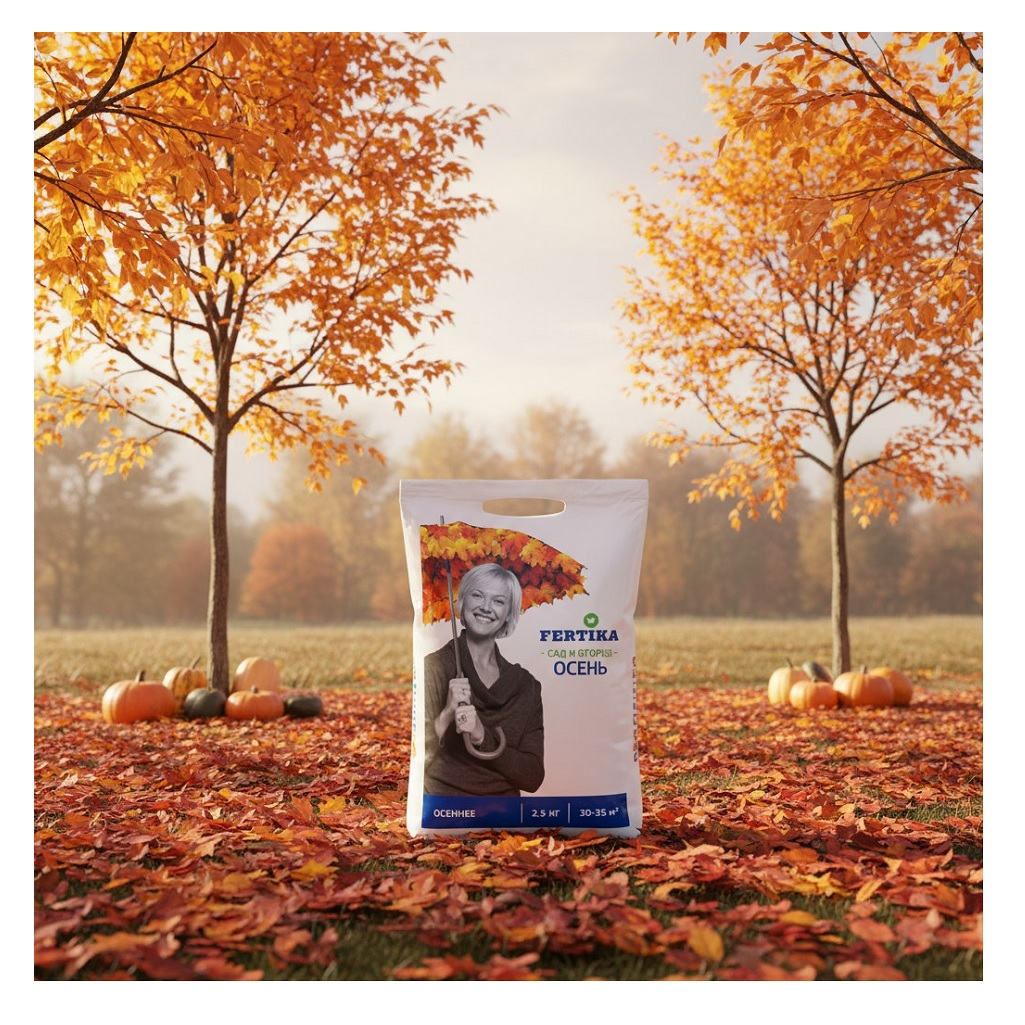 Удобрение Fertika Сад и Огород, Осень, гранулированное, минеральное, 2.5 кг