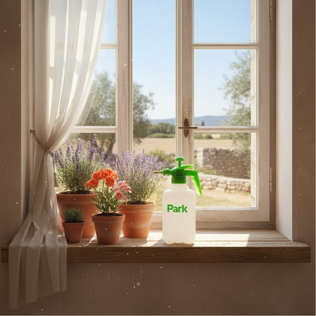 Опрыскиватель садовый Park 230454, ручной, пластиковый, белый, 1 л