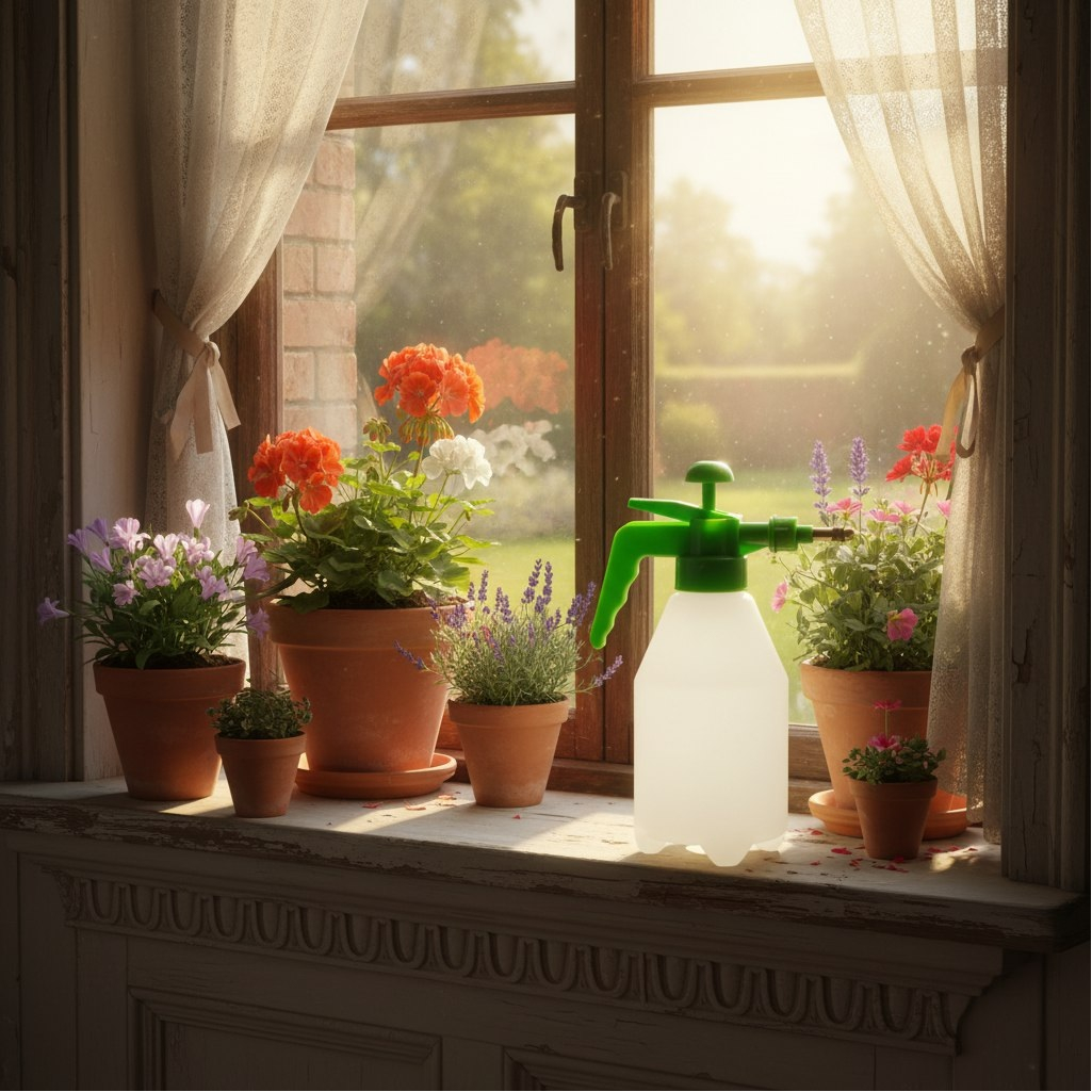 Опрыскиватель садовый Park 230454, ручной, пластиковый, белый, 1 л