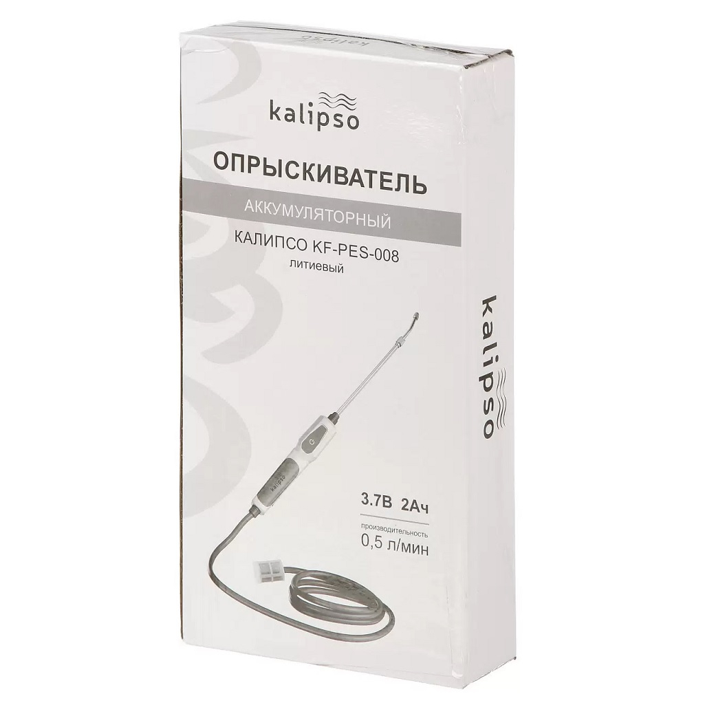 Опрыскиватель садовый Kalipso KF-PES-008, 508701, аккумуляторный, Li-ion, 2 А ч, 3.7В, удочка
