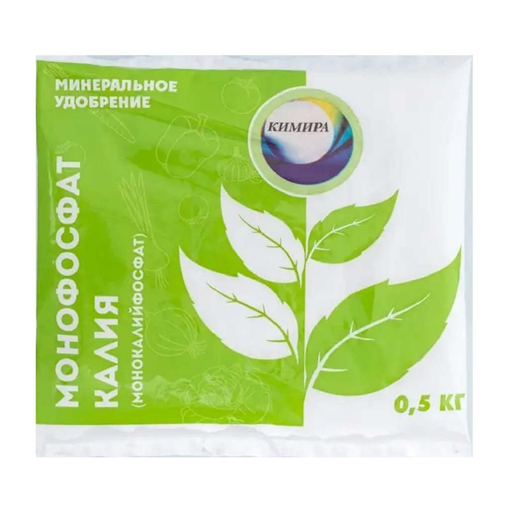 Удобрение Кимира Монофосфат калия (монокалийфосфат), минеральное, 0.5 кг