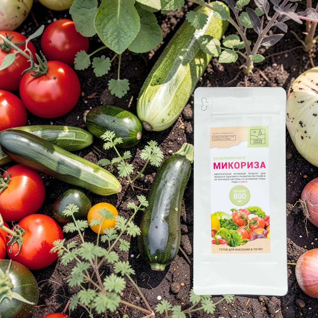 Удобрение Green House Микориза на вермикулите, универсальное, 800 мл