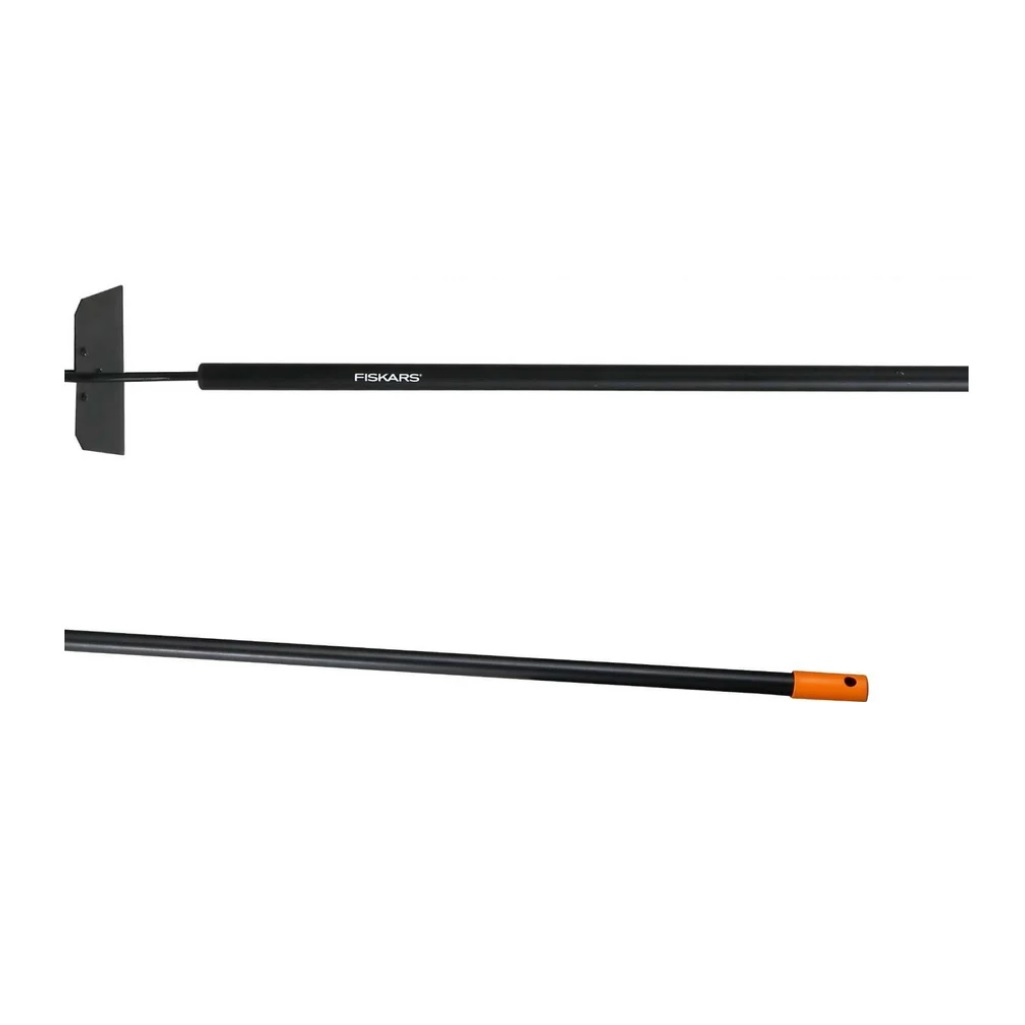 Тяпка Fiskars Solid TM 1016035, общая 1640 мм, ширина 175 мм, алюминиевый черенок 1550 мм, цвет черный