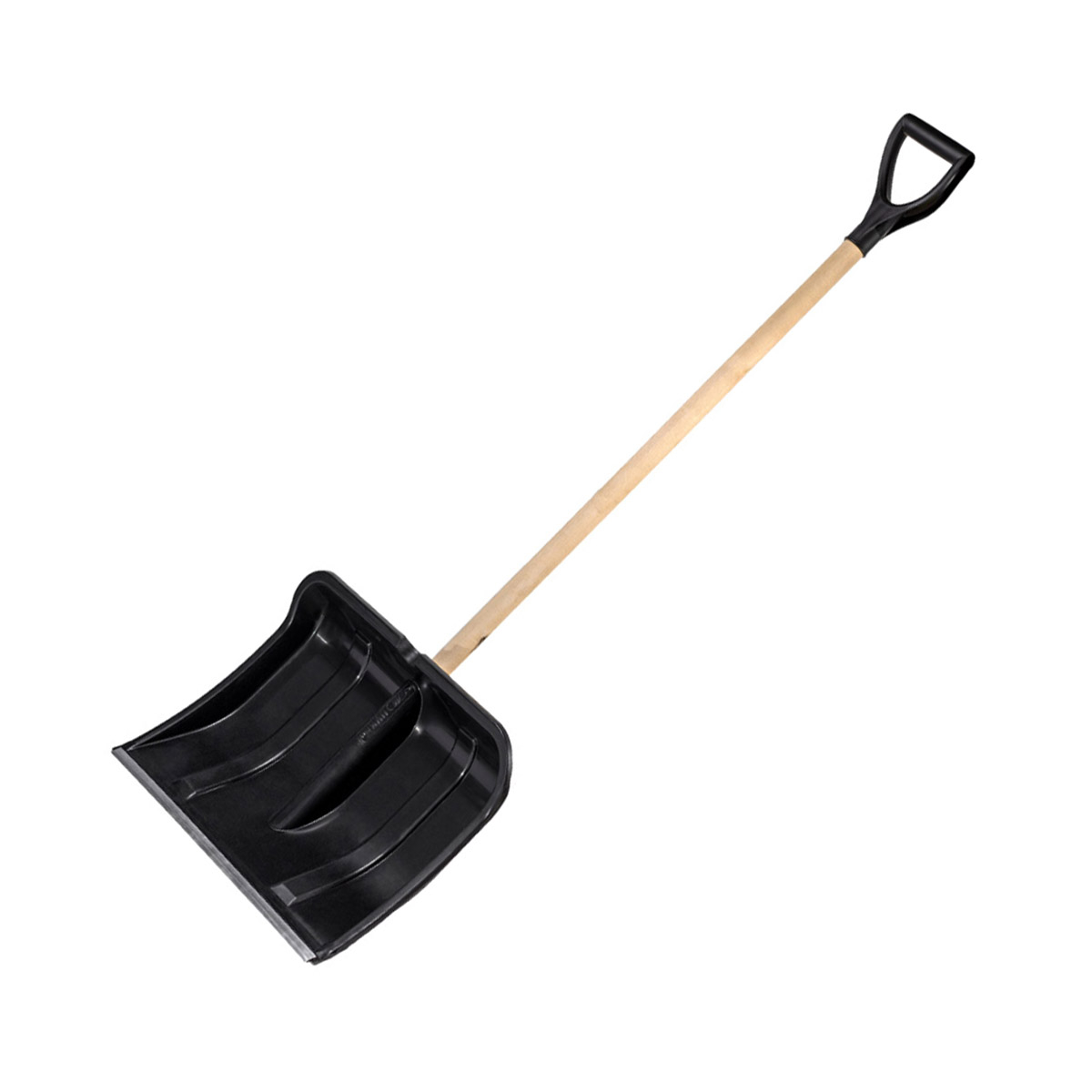 Лопата для снега Cycle Standart Богатырь 46527, с деревянным черенком, 375х500х1375 мм