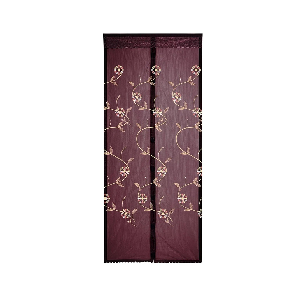 Сетка москитная Рыжий кот Капутомоскито на магнитах, коричневая, 1х2.1 м