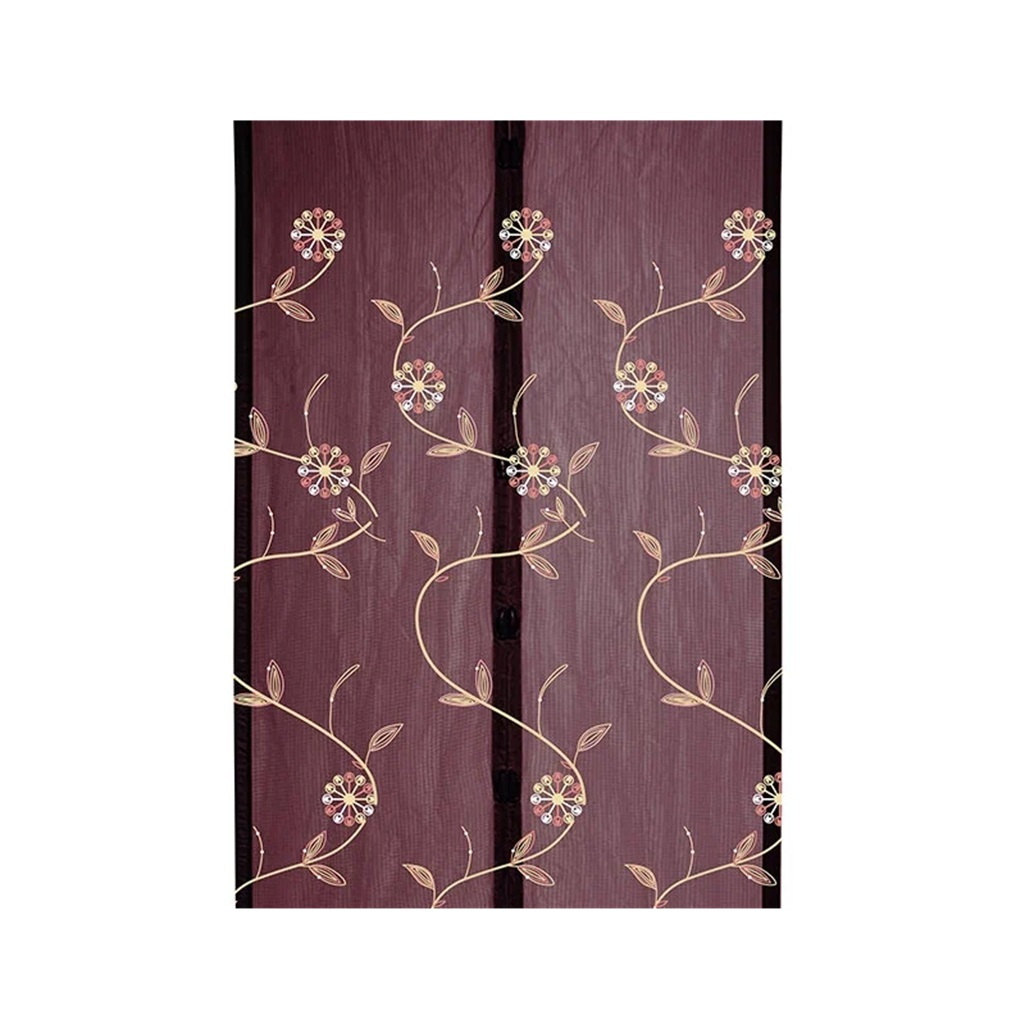 Сетка москитная Рыжий кот Капутомоскито на магнитах, коричневая, 1х2.1 м