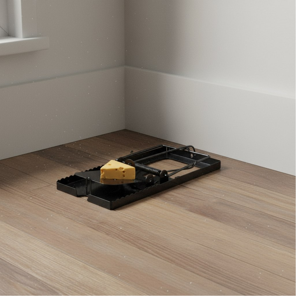 Крысоловка Sparta, усиленная, для мышей и крыс, черная, в упаковке 2 штуки