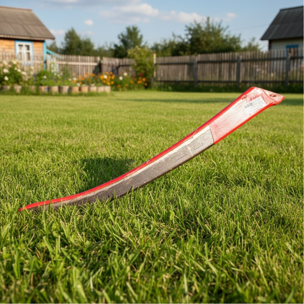 Коса металлическая Сайга-люкс 39825-7, №7 отбитая, заточенная, износостойкая, 70 см