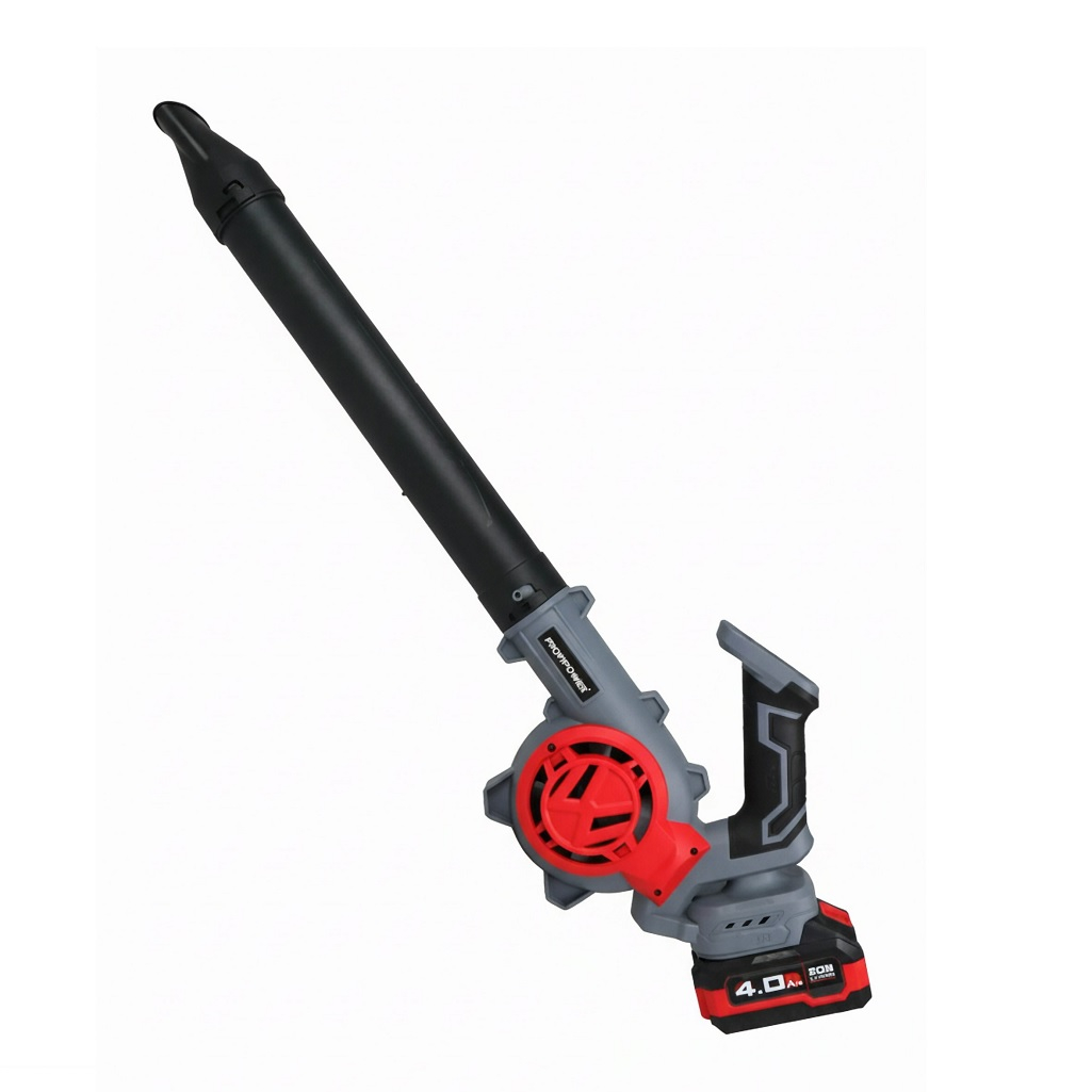 Воздуходувка аккумуляторная Profipower DWDUB-20B, E0219M1, 20В, 1 акк. х 4.0 Ah+з.у.