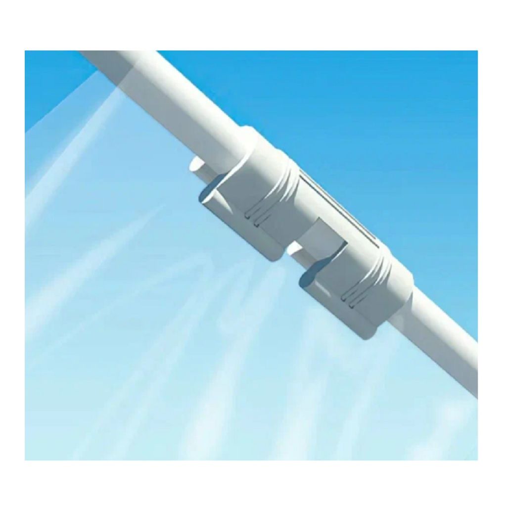 Зажим Grinda 422317-20, для крепления плёнки к каркасу парника, диаметр 20 мм, в упаковке 10 штук