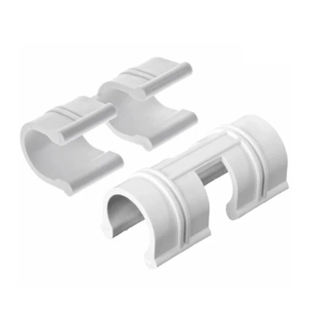 Зажим Grinda 422317-20, для крепления плёнки к каркасу парника, диаметр 20 мм, в упаковке 10 штук