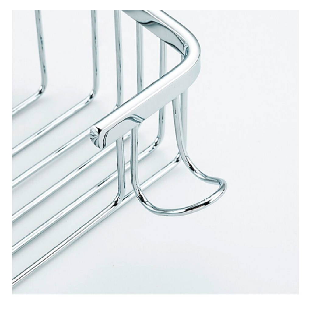 Полка-решетка одноярусная, угловая Frap F351, нержавеющая сталь