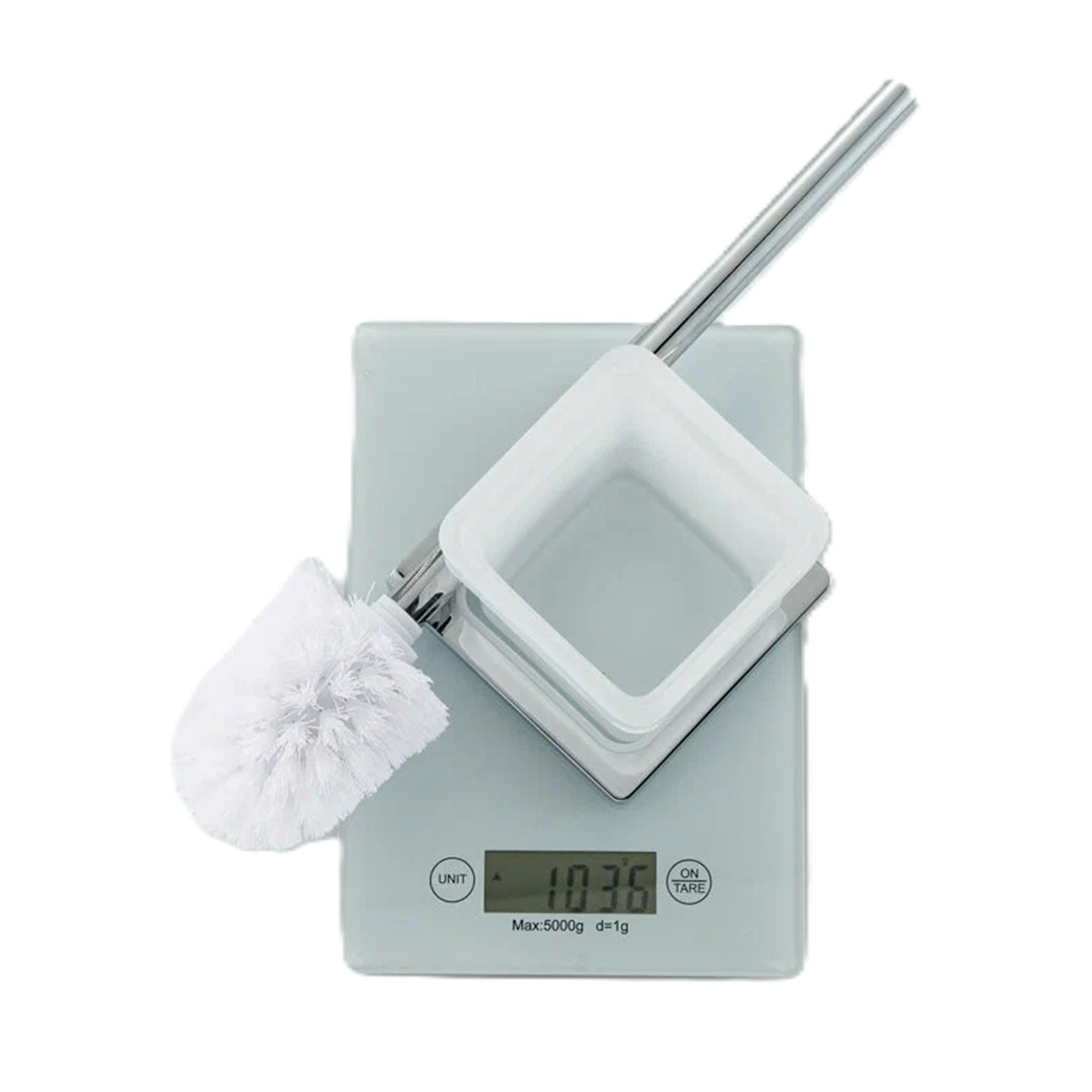 Ершик настенный для унитаза Gappo G30810, металл, стекло, хром