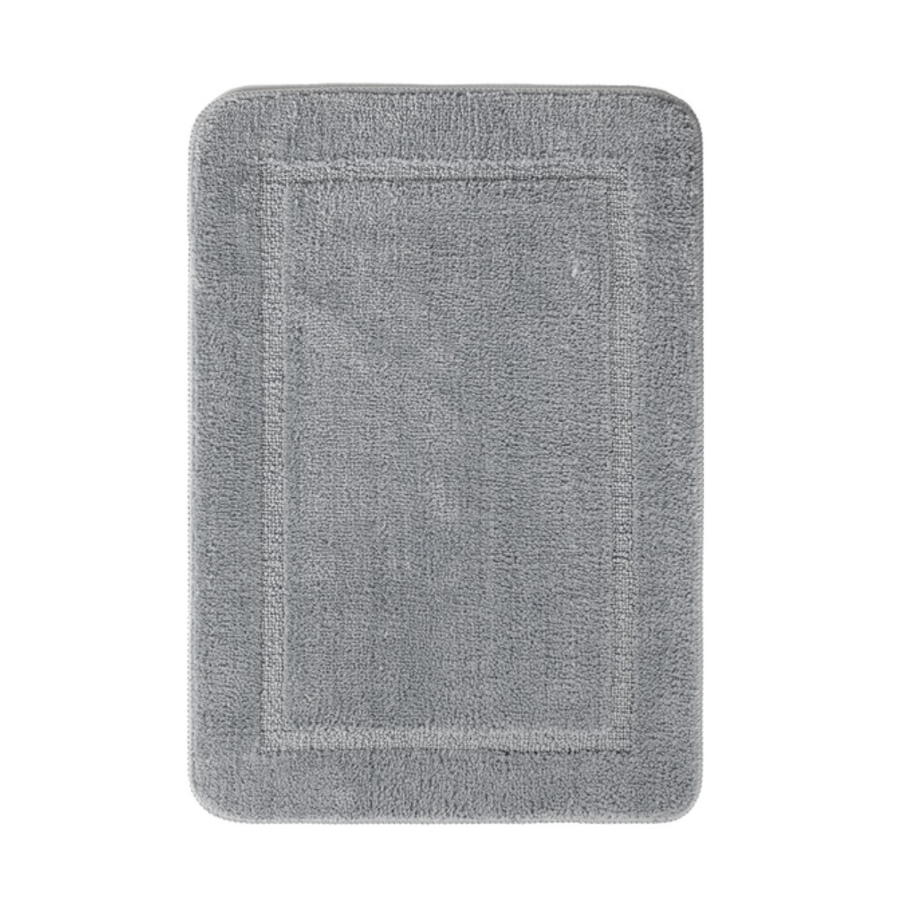 Коврик для ванной Iddis PSQS06MI12, 278037, микрофибра, серый, 450х650 мм