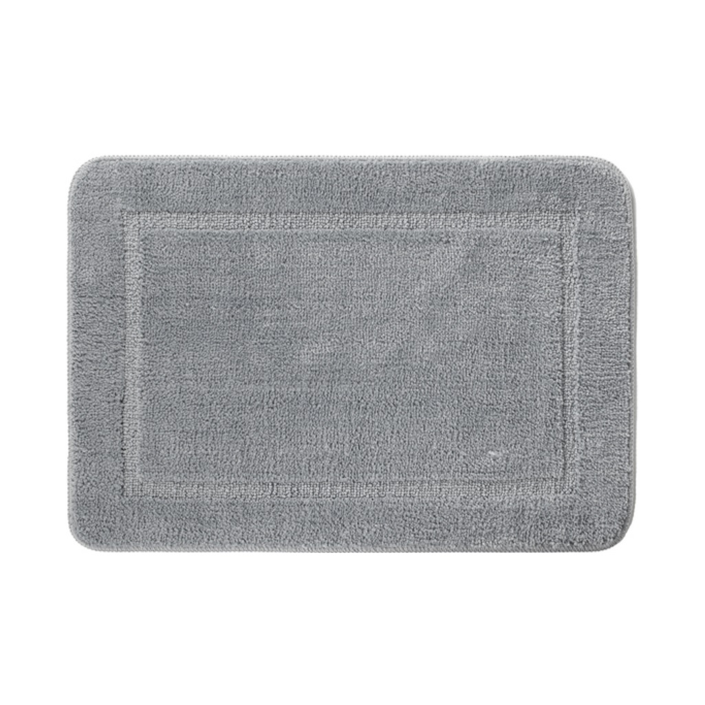 Коврик для ванной Iddis PSQS06MI12, 278037, микрофибра, серый, 450х650 мм