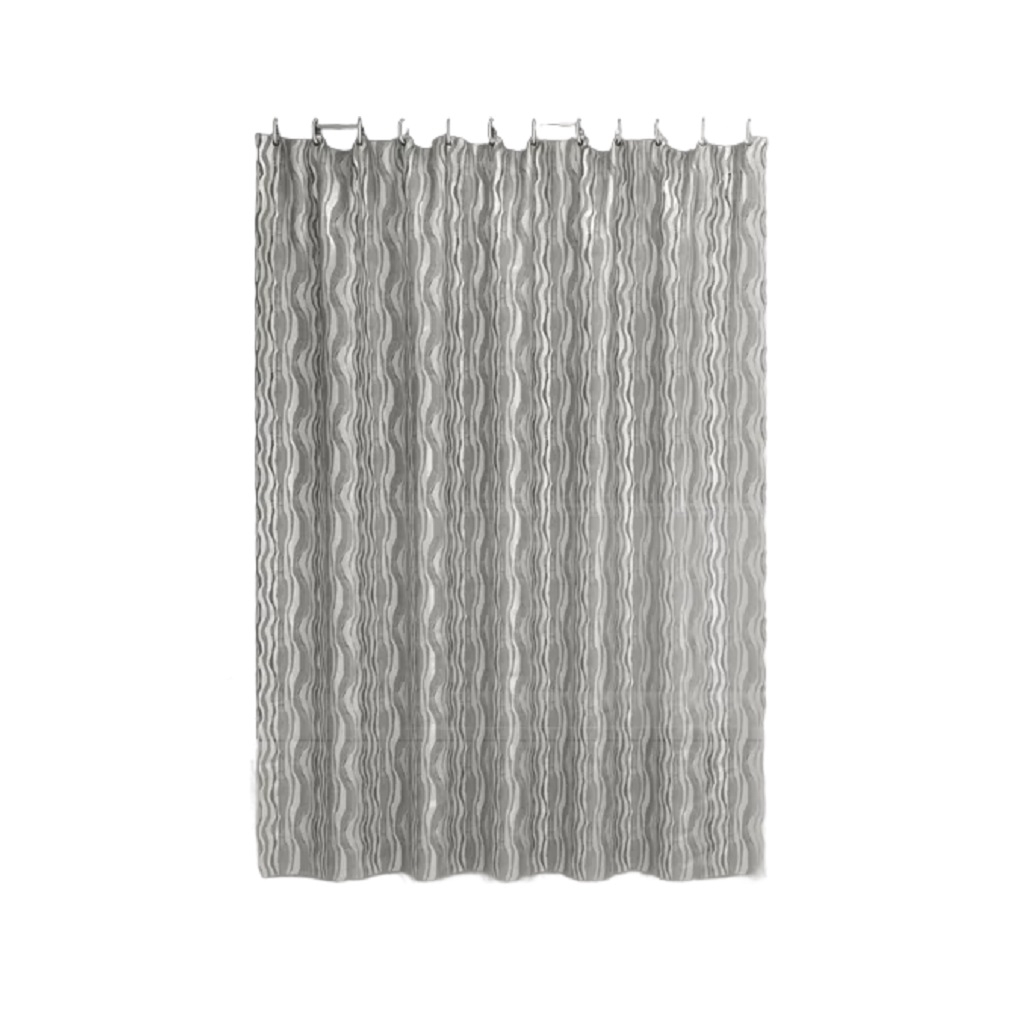 Штора для ванной 3D IDDIS P03PV18I11, полиэтиленвинилацетат, 1800х2000 мм, прозрачный