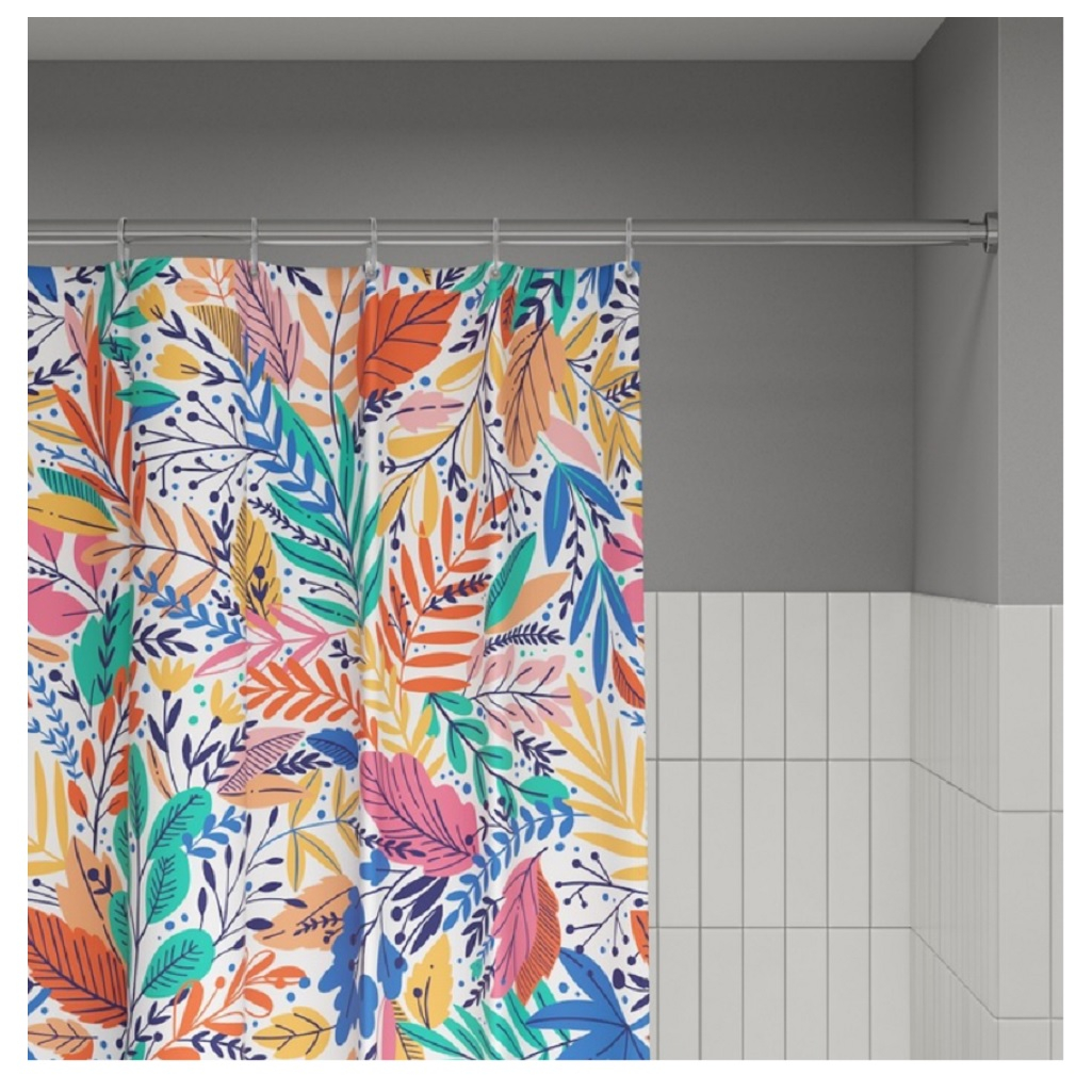 Штора для ванной IDDIS BF04P18I11, полиэстер, 1800х2000 мм, мультиколор