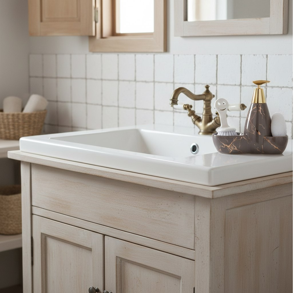 Дозатор для моющего средства Lefard Fantasy, 755-222, 500 мл + губка и щетка