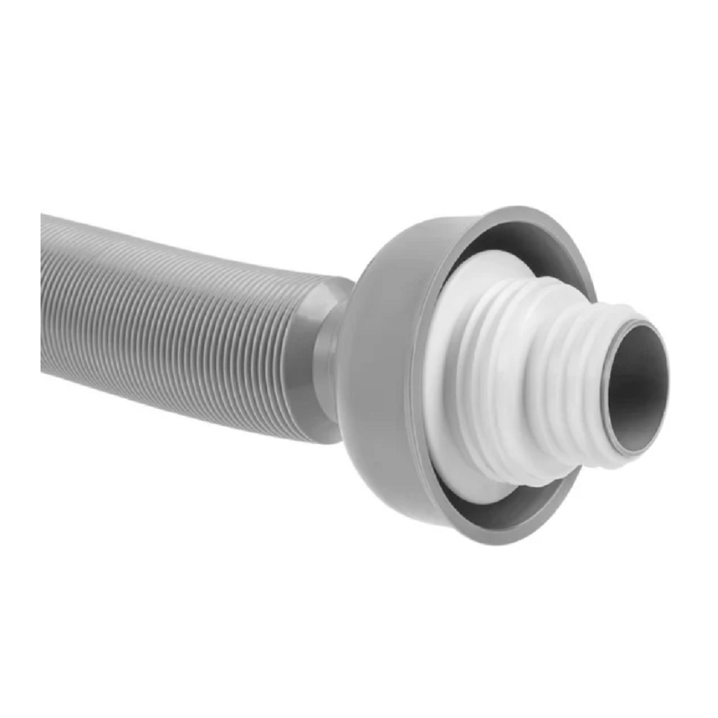 Сифон гофрированный AV Engineering AVE129765 для раковины, с выпуском roll-over, хром