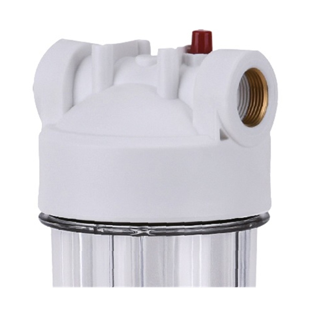 Корпус-колба фильтра ESSAN LUCK UT-00040271 прозрачный, пластик, холодная вода, 10SL, 3/4